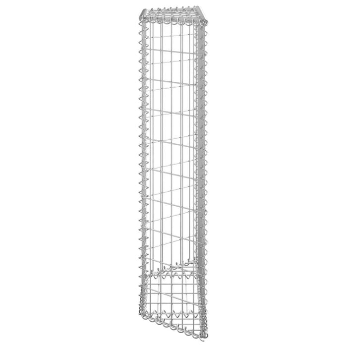 Strat înălțat gabion trapez, 80x20x100 cm, oțel galvanizat - WALTI WALTI