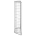 Strat înălțat gabion trapez, 80x20x100 cm, oțel galvanizat - WALTI WALTI
