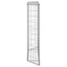 Strat înălțat gabion trapez, 100x20x100 cm, oțel galvanizat - WALTI WALTI
