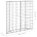 Strat înălțat gabion trapez, 100x20x100 cm, oțel galvanizat - WALTI WALTI