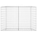 Strat înălțat gabion trapez, 150x20x100 cm, oțel galvanizat - WALTI WALTI