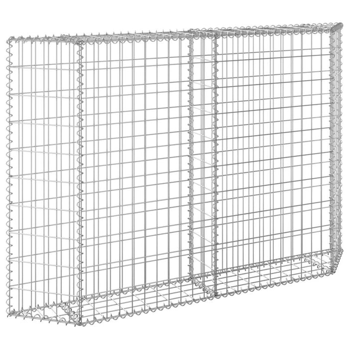 Strat înălțat gabion trapez, 150x20x100 cm, oțel galvanizat - WALTI WALTI