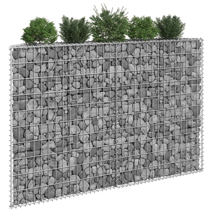 Strat înălțat gabion trapez, 150x20x100 cm, oțel galvanizat - WALTI WALTI