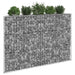Strat înălțat gabion trapez, 150x20x100 cm, oțel galvanizat - WALTI WALTI