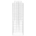 Jardinieră gabion în formă de H, sârmă oțel, 260 x 40 x 120 cm - WALTI WALTI