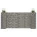 Jardinieră gabion în formă de H, sârmă oțel, 260 x 40 x 120 cm - WALTI WALTI