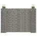 Jardinieră gabion în formă de H, 260 x 40 x 180 cm, sârmă oțel - WALTI WALTI
