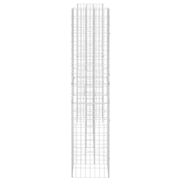 Jardinieră gabion în formă de H, 260 x 40 x 200 cm, sârmă oțel - WALTI WALTI