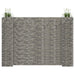 Jardinieră gabion în formă de H, 260 x 40 x 200 cm, sârmă oțel - WALTI WALTI