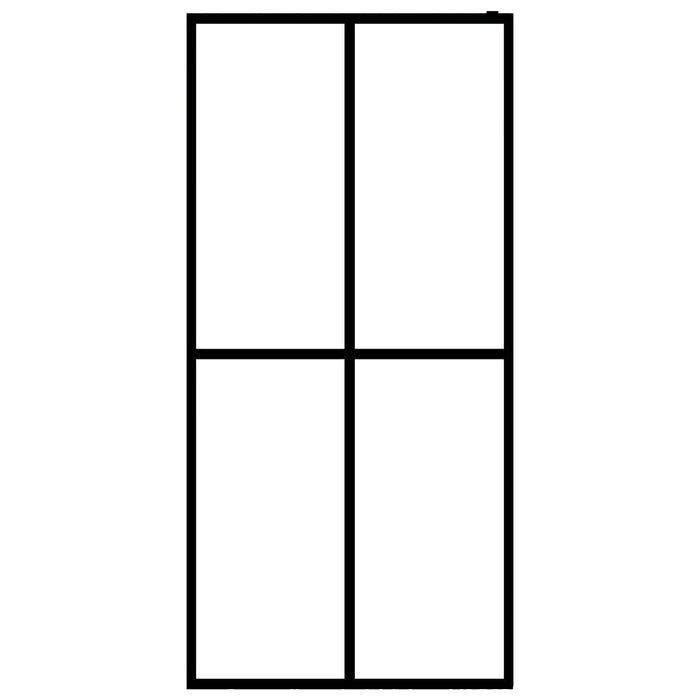 Paravan de duș walk-in, 140x195 cm, sticlă securizată mată - WALTI WALTI