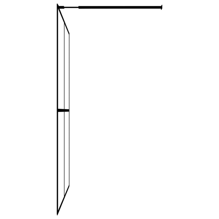Paravan de duș walk-in, 140x195 cm, sticlă securizată mată - WALTI WALTI