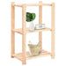 Raft depozitare 3 niveluri, 60x38x90 cm lemn masiv pin, 150 kg - WALTI WALTI