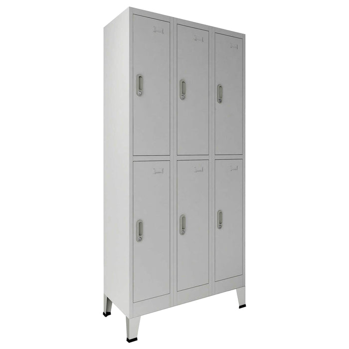 Dulap de locker Gri 45 x 90 x 180 cm - WALTI WALTI