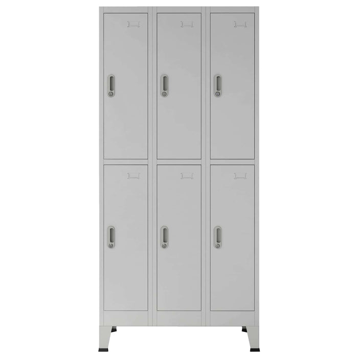 Dulap de locker Gri 45 x 90 x 180 cm - WALTI WALTI