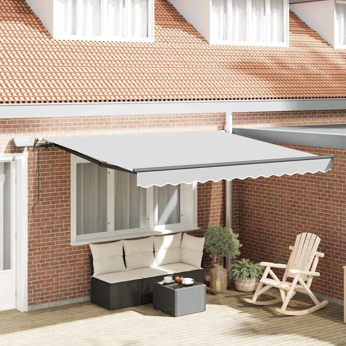 Cadru de copertină cu Manual Antracit 3 x 2,5 m Aluminiu WALTI