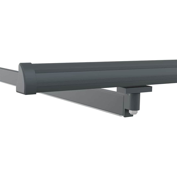 Cadru de copertină cu Manual Antracit 3,5 x 2,5 m Aluminiu WALTI