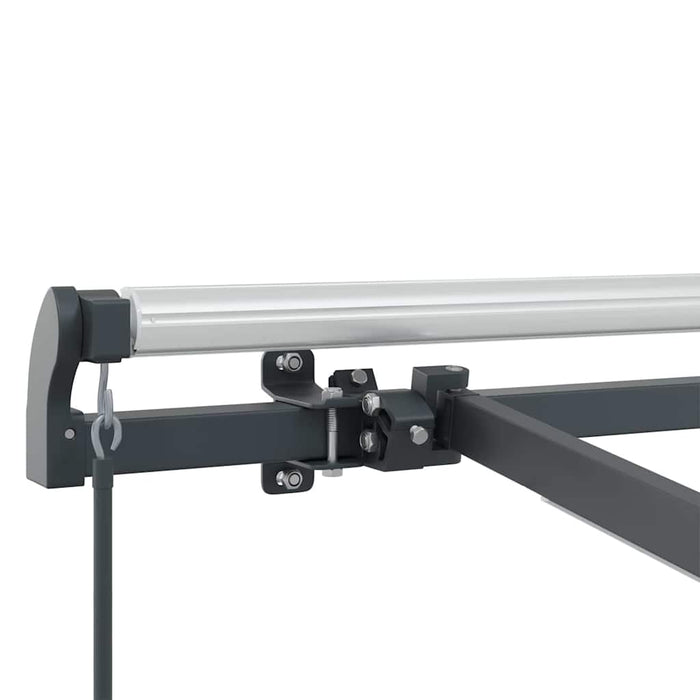 Cadru de copertină cu Manual Antracit 3,5 x 2,5 m Aluminiu WALTI
