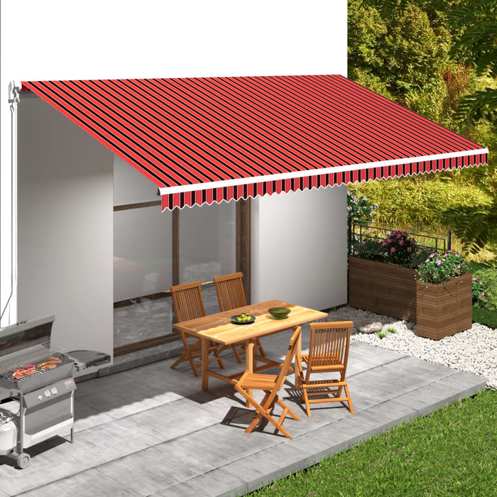 Pânză de copertină, portocaliu și maro, 6 x 3 m - WALTI WALTI