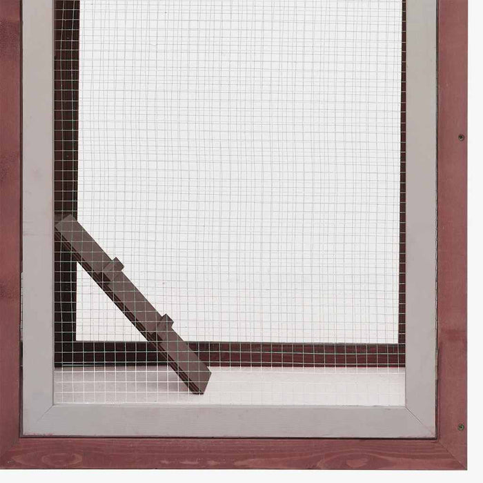 Coteț de păsări, cafeniu, 170x81x110 cm, lemn masiv pin & brad - WALTI WALTI