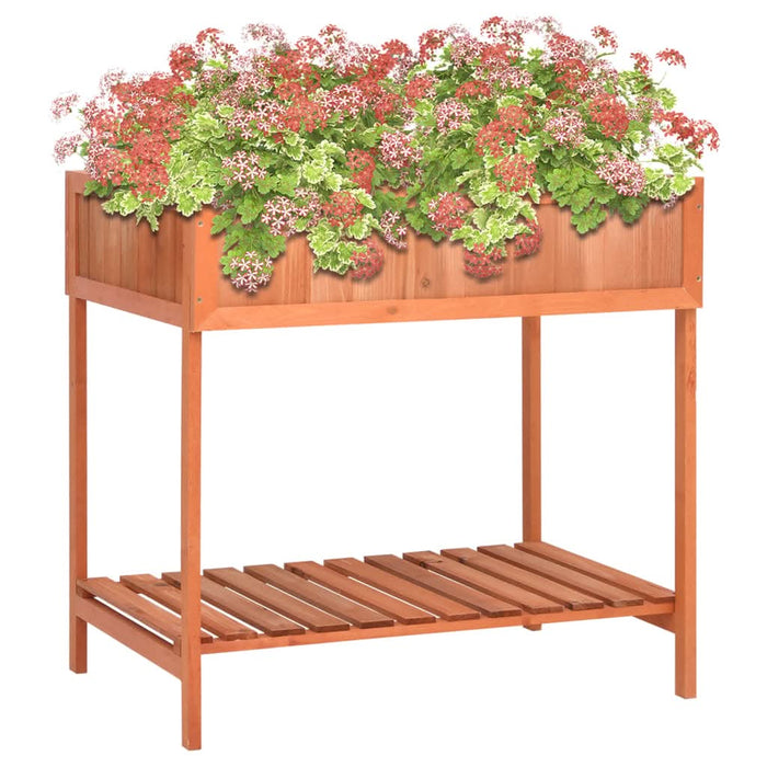 Jardinieră plante aromatice, 80x60x80 cm, lemn masiv de brad - WALTI WALTI
