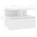 Noptiere suspendate, 2 buc., alb, 40x31x27 cm, lemn prelucrat - WALTI WALTI
