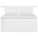 Noptiere suspendate, 2 buc., alb extralucios, 40x31x27 cm - WALTI WALTI