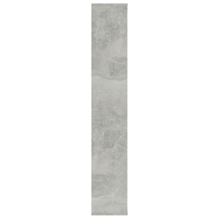 Separator/Bibliotecă, gri beton, 100x24x140 cm, lemn prelucrat - WALTI WALTI