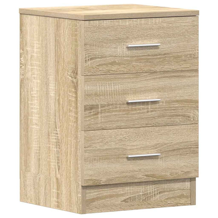 Noptiere, 2 buc., stejar sonoma, 38x35x56 cm, lemn prelucrat - WALTI WALTI