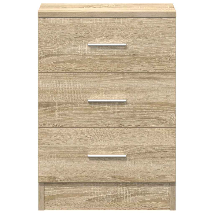 Noptiere, 2 buc., stejar sonoma, 38x35x56 cm, lemn prelucrat - WALTI WALTI