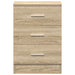 Noptiere, 2 buc., stejar sonoma, 38x35x56 cm, lemn prelucrat - WALTI WALTI