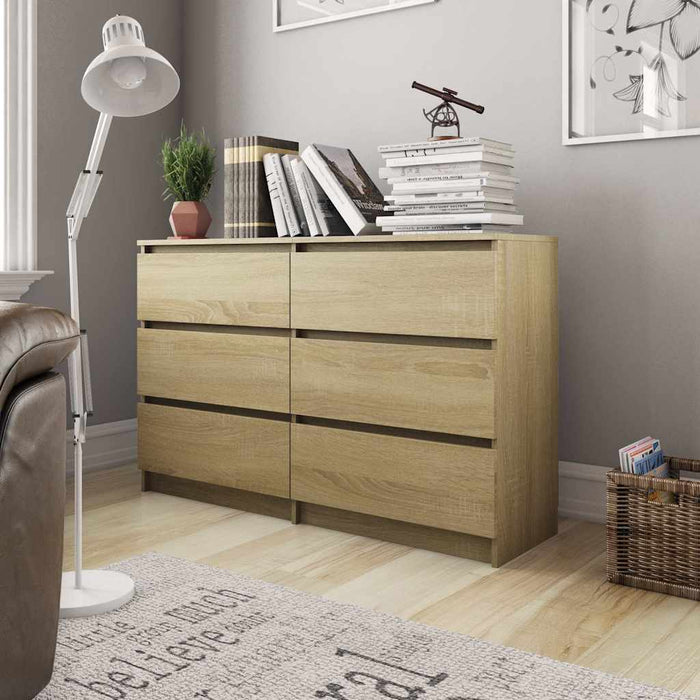 Dulap, stejar Sonoma, 120x35x76 cm, lemn prelucrat WALTI
