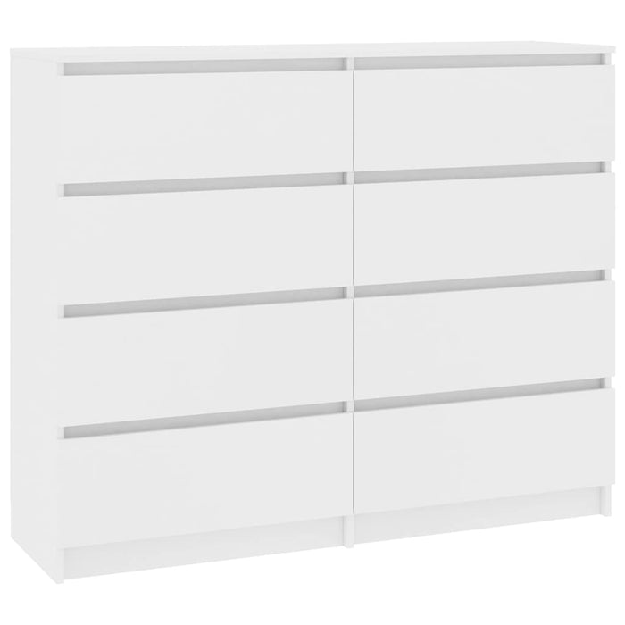 Dulap cu sertare, alb, 120 x 35 x 99 cm, lemn prelucrat WALTI