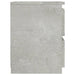 Noptiere, 2 buc., gri beton, 30x30x40 cm, lemn prelucrat - WALTI WALTI