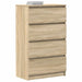 Dulap, stejar sonoma, 60x35x98,5 cm, lemn prelucrat - WALTI WALTI