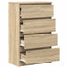 Dulap, stejar sonoma, 60x35x98,5 cm, lemn prelucrat - WALTI WALTI
