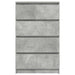 Dulap, gri beton, 60x35x98,5 cm, lemn prelucrat - WALTI WALTI