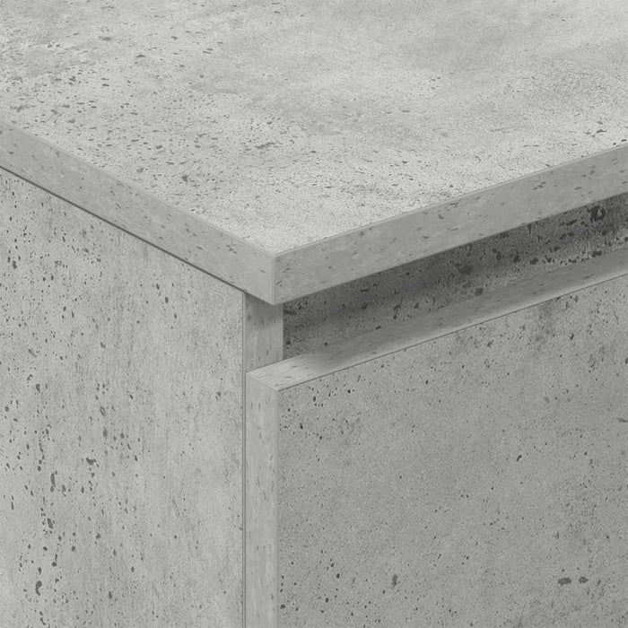 Dulap, gri beton, 60x35x98,5 cm, lemn prelucrat - WALTI WALTI
