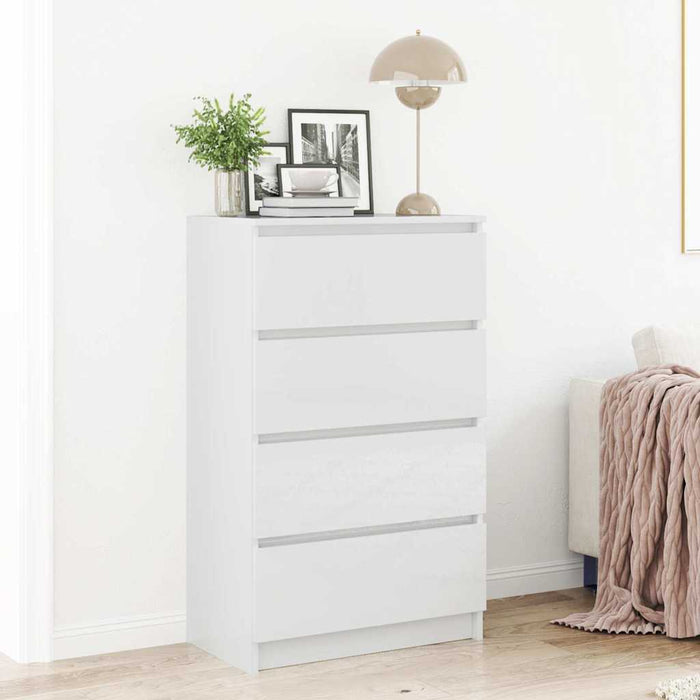 Dulap, alb extralucios, 60x35x98,5 cm, lemn prelucrat WALTI