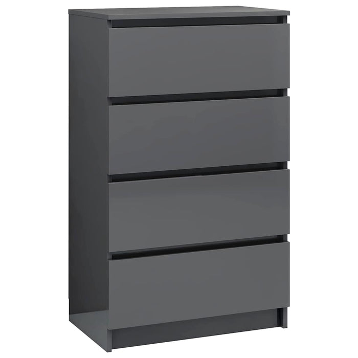 Dulap, gri extralucios, 60x35x98,5 cm, lemn prelucrat WALTI