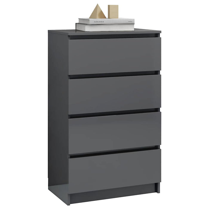 Dulap, gri extralucios, 60x35x98,5 cm, lemn prelucrat WALTI