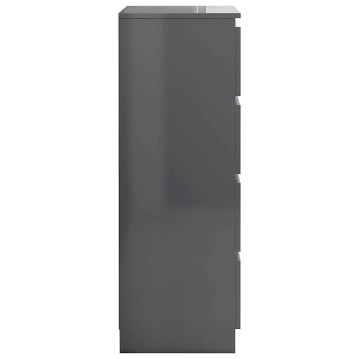 Dulap, gri extralucios, 60x35x98,5 cm, lemn prelucrat WALTI