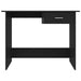 Birou, negru, 100x50x76 cm, lemn prelucrat - WALTI WALTI