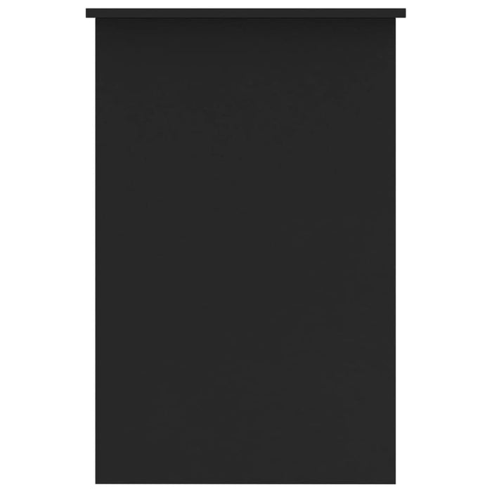 Birou, negru, 100x50x76 cm, lemn prelucrat - WALTI WALTI
