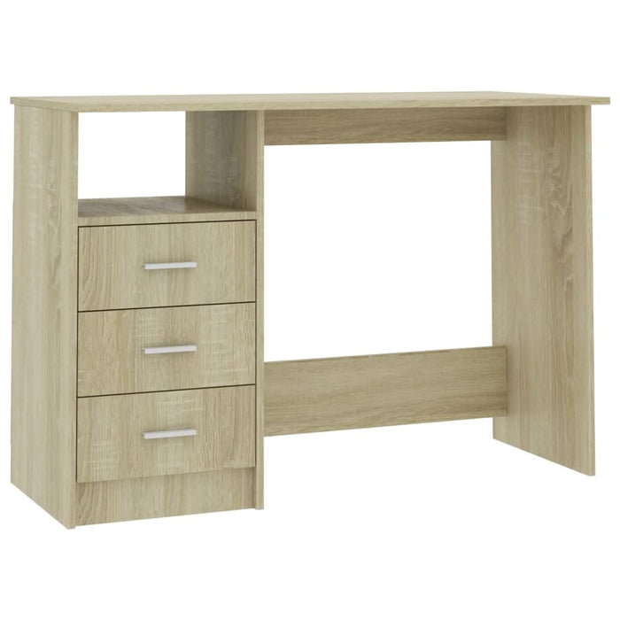 Birou cu sertare, stejar Sonoma, 110 x 50 x 76 cm, PAL - WALTI WALTI