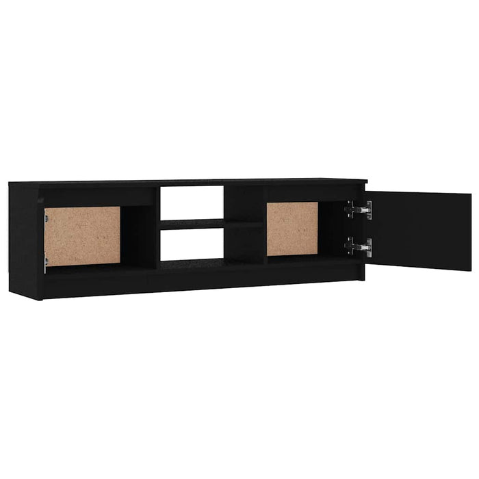 Comodă TV, negru, 120 x 30 x 35,5 cm, PAL WALTI