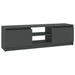 Dulap TV, gri, 120x30x35,5 cm, lemn prelucrat - WALTI WALTI