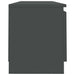 Dulap TV, gri, 120x30x35,5 cm, lemn prelucrat - WALTI WALTI