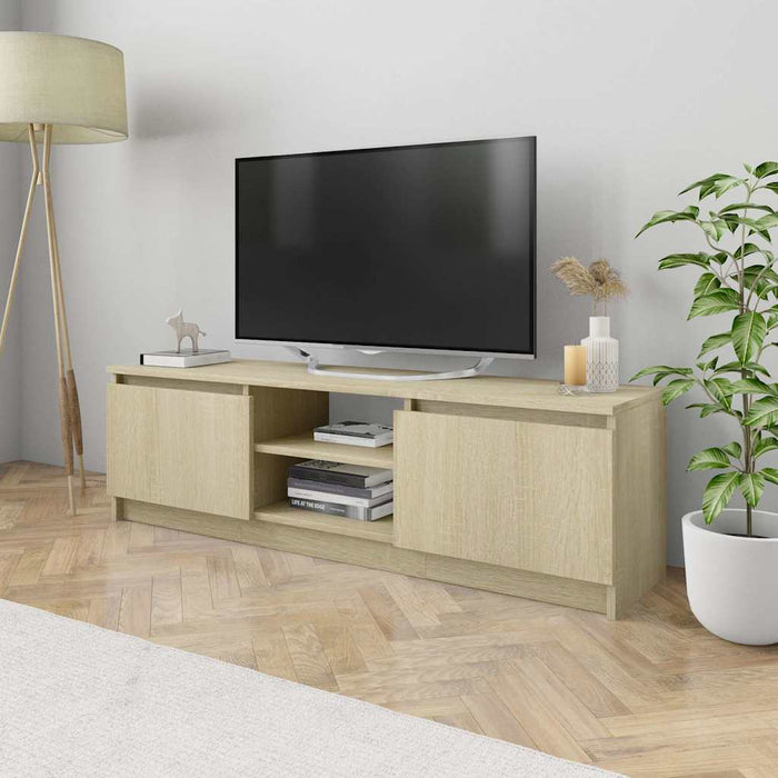 Dulap TV, stejar sonoma, 120x30x35,5 cm, lemn prelucrat WALTI