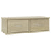 Raft de perete cu sertare, stejar sonoma, 60x26x18,5 cm - WALTI WALTI