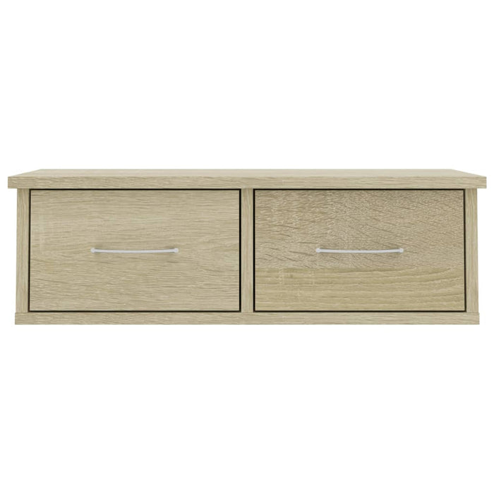 Raft de perete cu sertare, stejar sonoma, 60x26x18,5 cm - WALTI WALTI